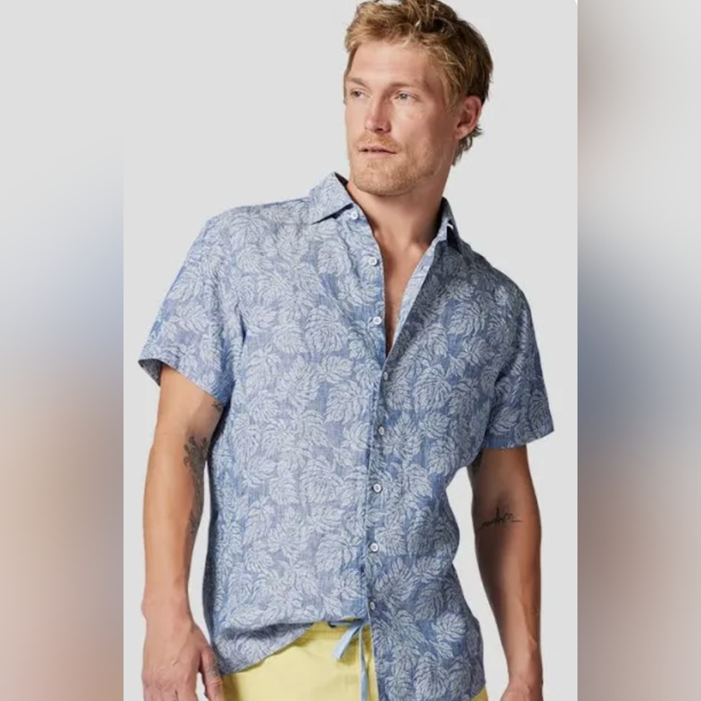 🔥 NWT NAUTICA MEN'S SHORT SLEEVE SHIRT